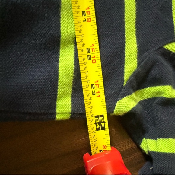 Polo Ralph Lauren’s | men’s blue and green striped polo shirt collared XL - Picture 9 of 15